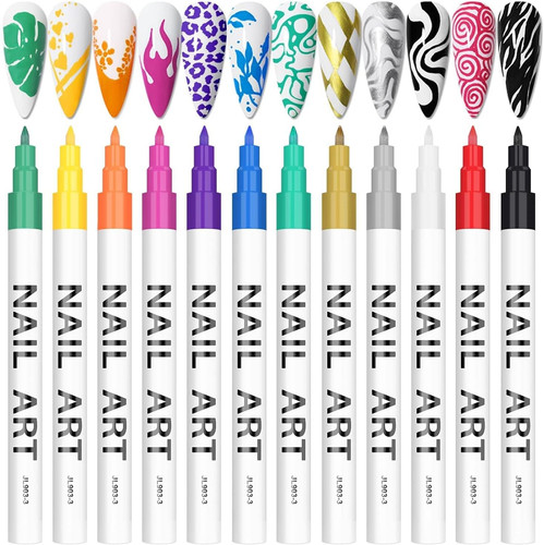 Colore nail art - art, pen