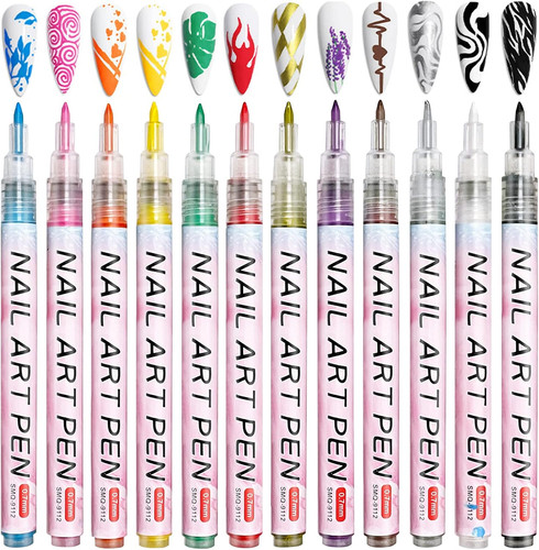 Pezzi nail art pen - 12, 3d